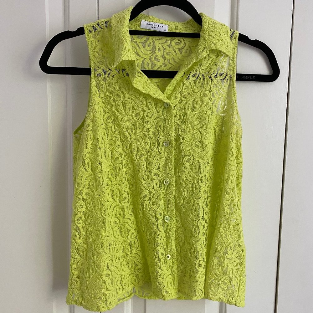 Equipment Lace Blouse